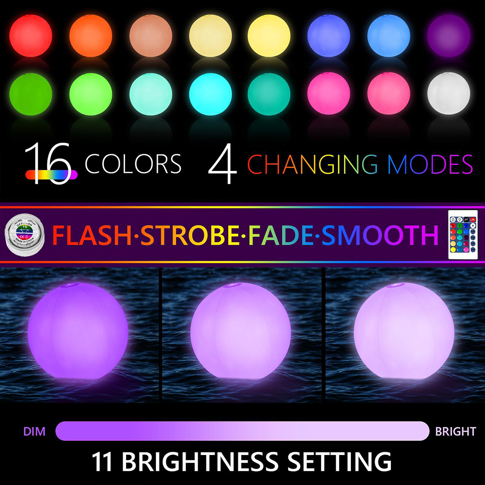 1-5PCS Floating Pool Lights wi - Led Balloon Light avaliação e preço