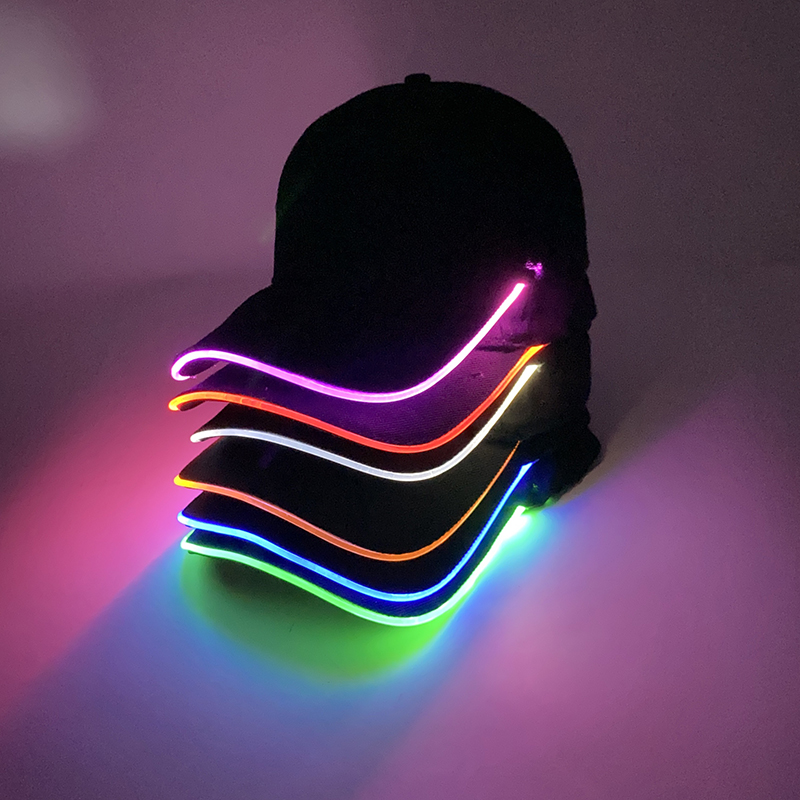 LED Light up Baseball Hat Flas - Cotton Candy Cone avaliação e preço