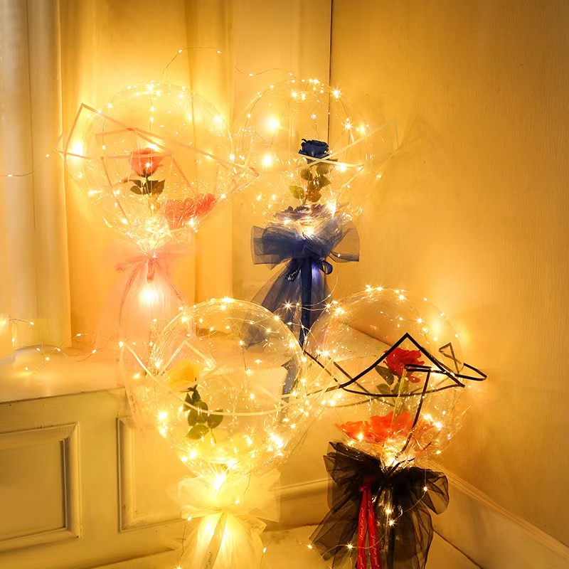 LED Luminous Balloon Rose Bouq - Led Balloon Light avaliação e preço