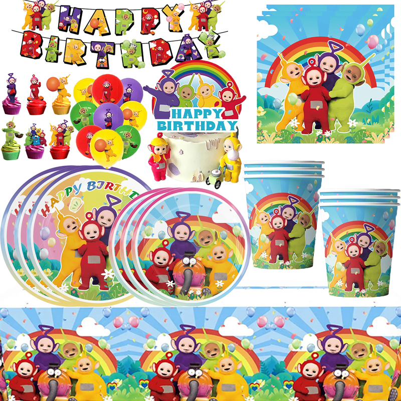 Teletubbies Birthday Party Dec - Table Cloth Disposable avaliação e preço