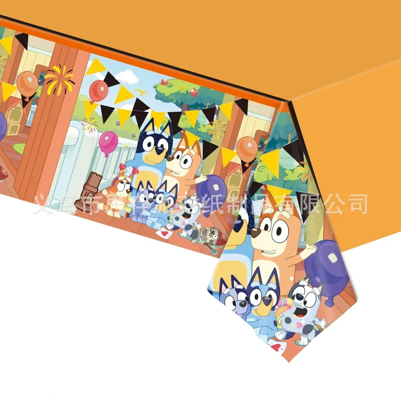 New Bluey Tablecloth Birthday  - Table Cloth Disposable avaliação e preço