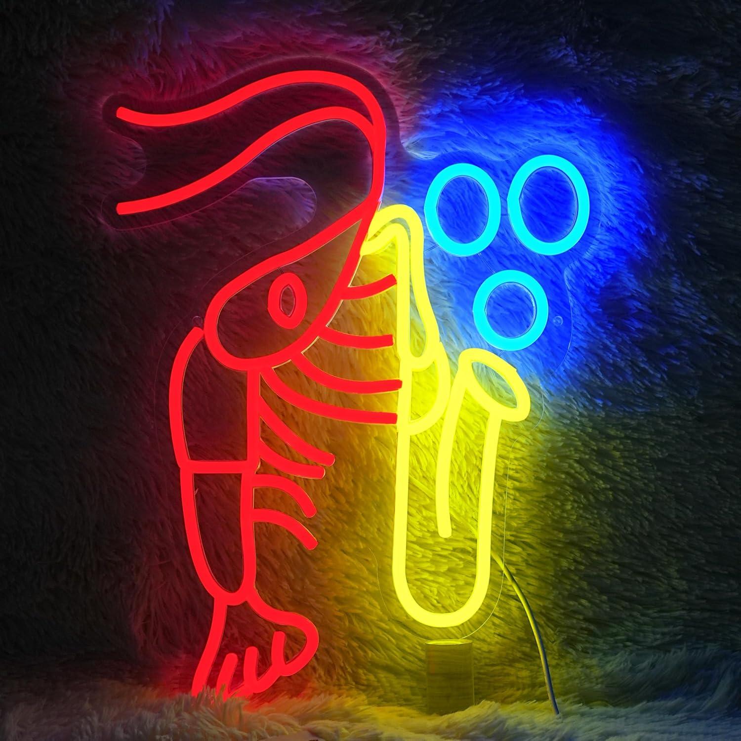 Lobster Saxophone Neon Sign Ja - Neon Sign Party avaliação e preço