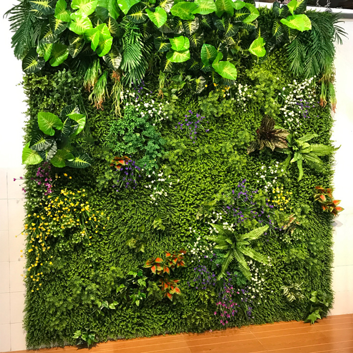 Artificial Plant Wall Reusable - Flower Wall Panel avaliação e preço