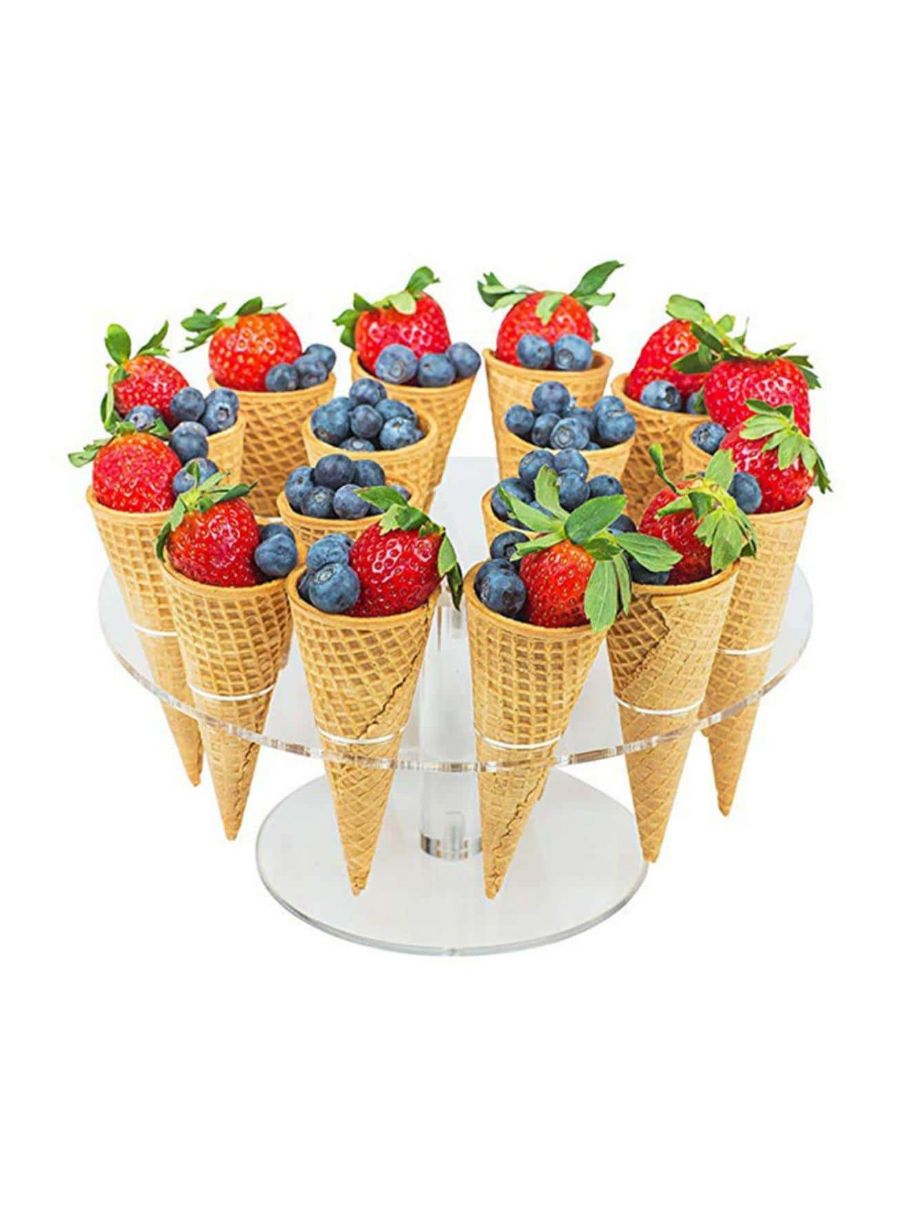 1 pc 16 hole acrylic transpare - Cupcake Stand Tier avaliação e preço