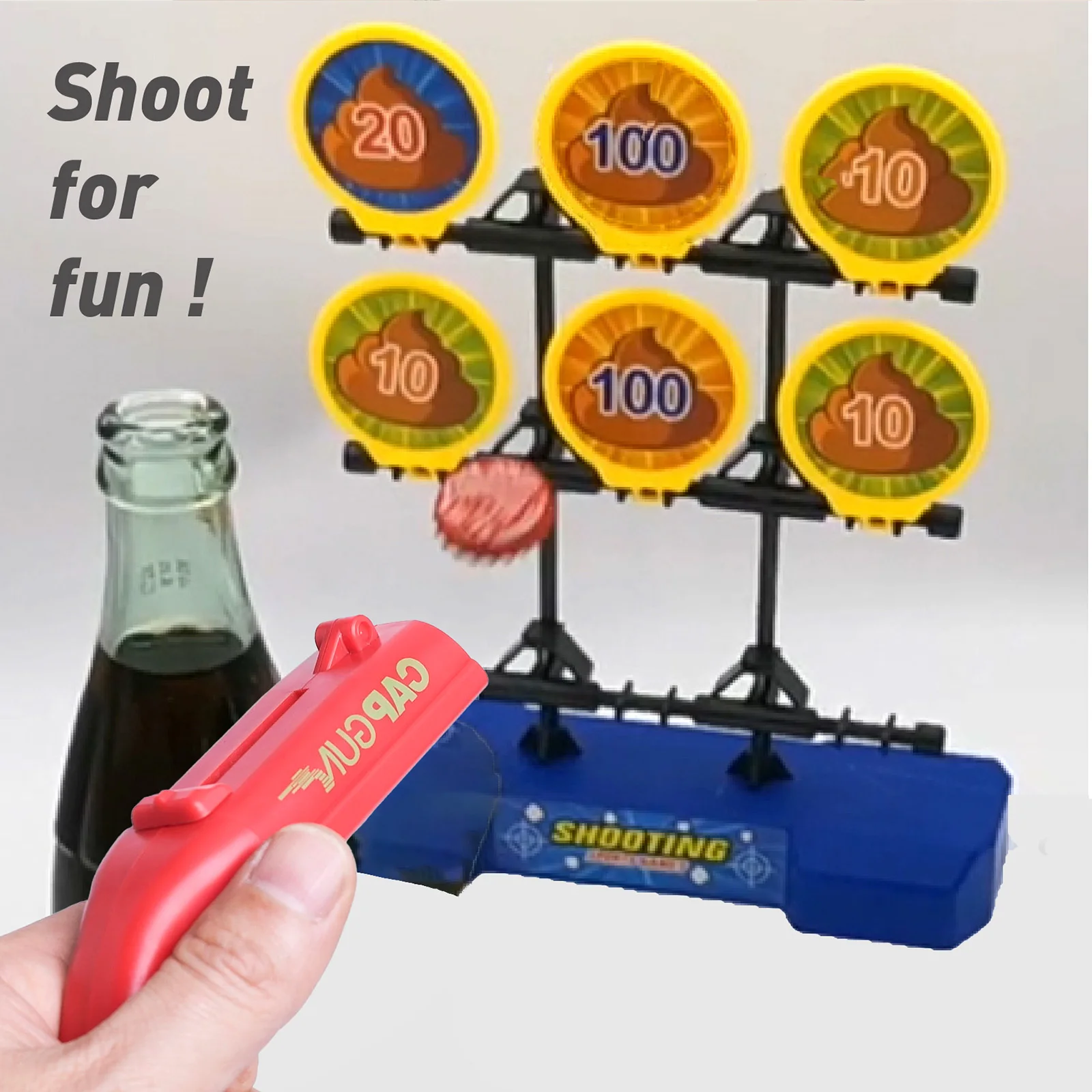 3PC Cap Gun Shooting Bottle Op - Event Launch Party avaliação e preço
