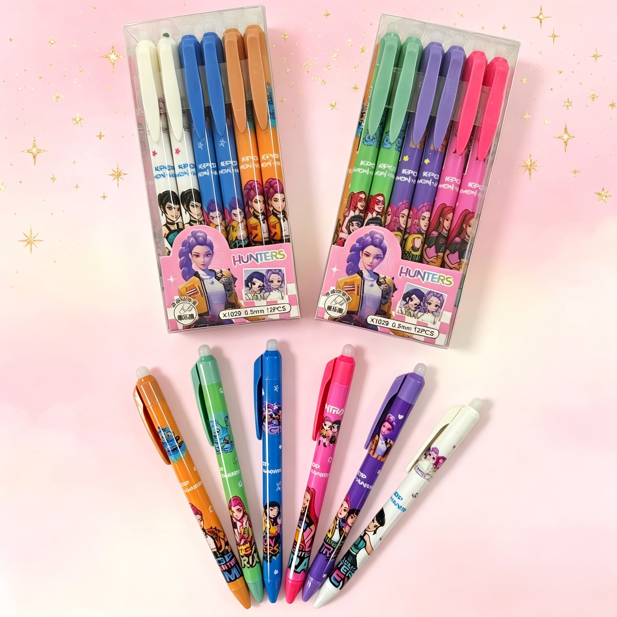 Cartoon Erasable Gel Pens Cute - Supply Event avaliação e preço
