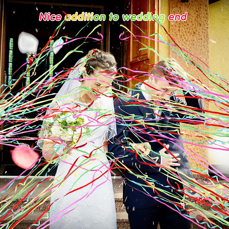 5-20pc Colorful Hand Throw Str - Confetti Cannon Tube avaliação e preço