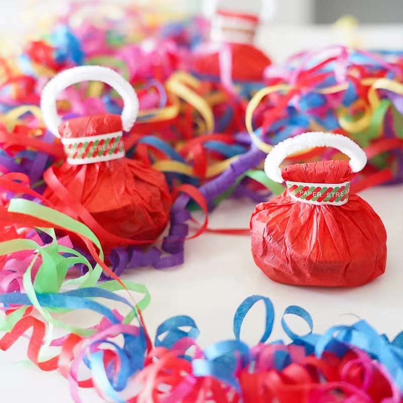5-20pc Colorful Hand Throw Str - Confetti Cannon Tube avaliação e preço