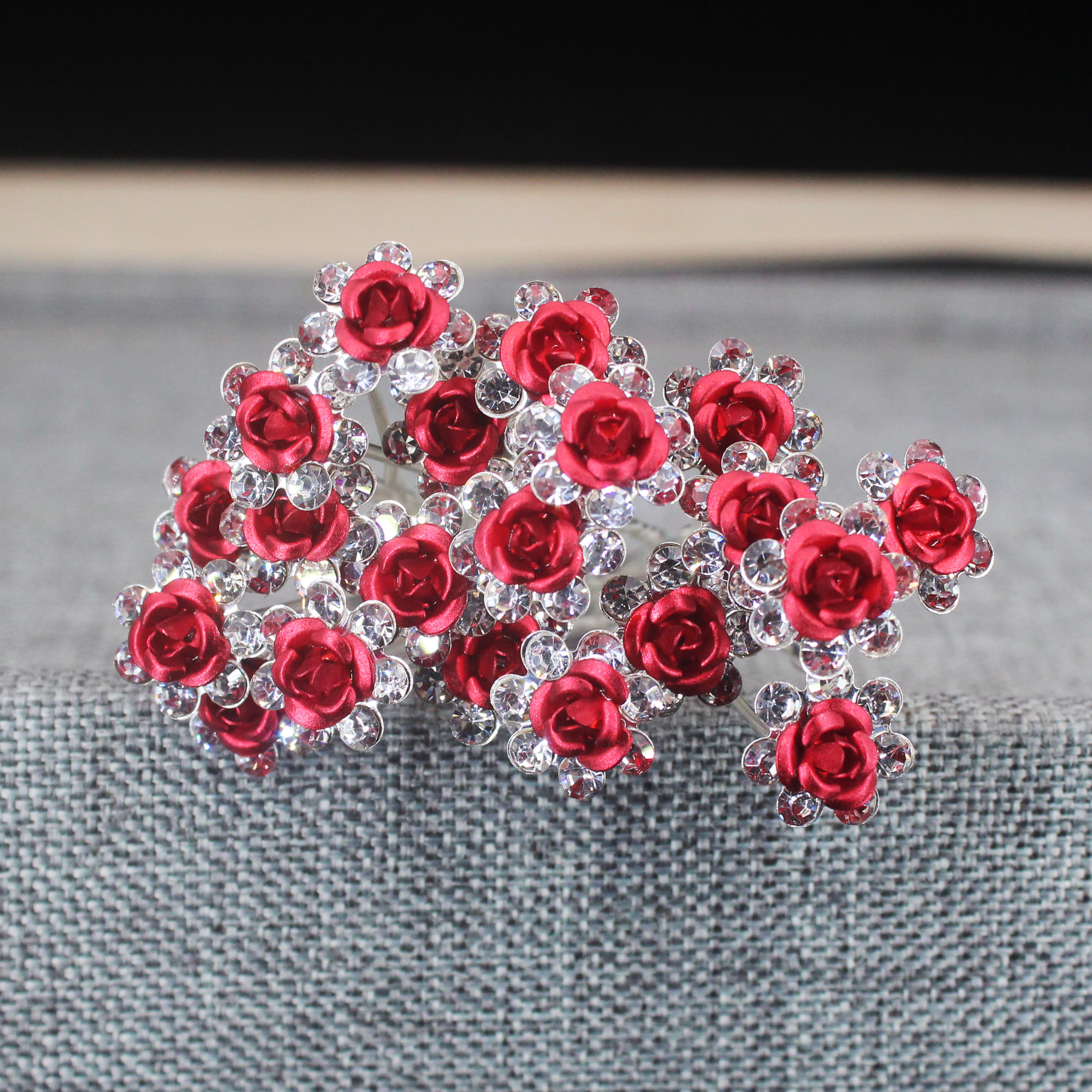 20PCS Rose Flower Rhinestone H - Event Suppliers avaliação e preço