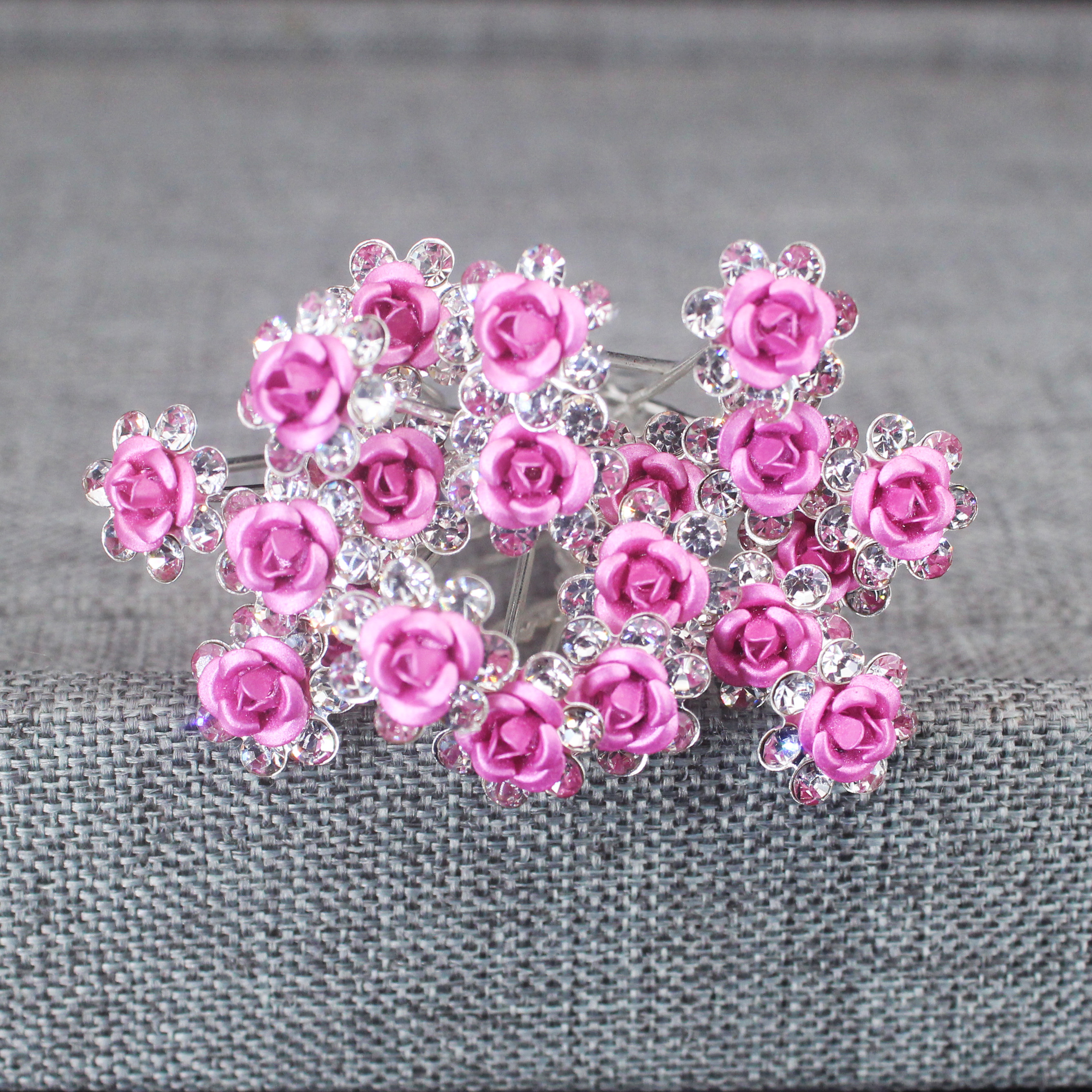 20PCS Rose Flower Rhinestone H - Event Suppliers avaliação e preço