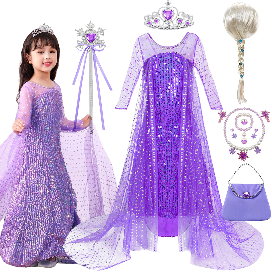 Girls Princess Costume Kids Se - Glitter Tablecloth avaliação e preço