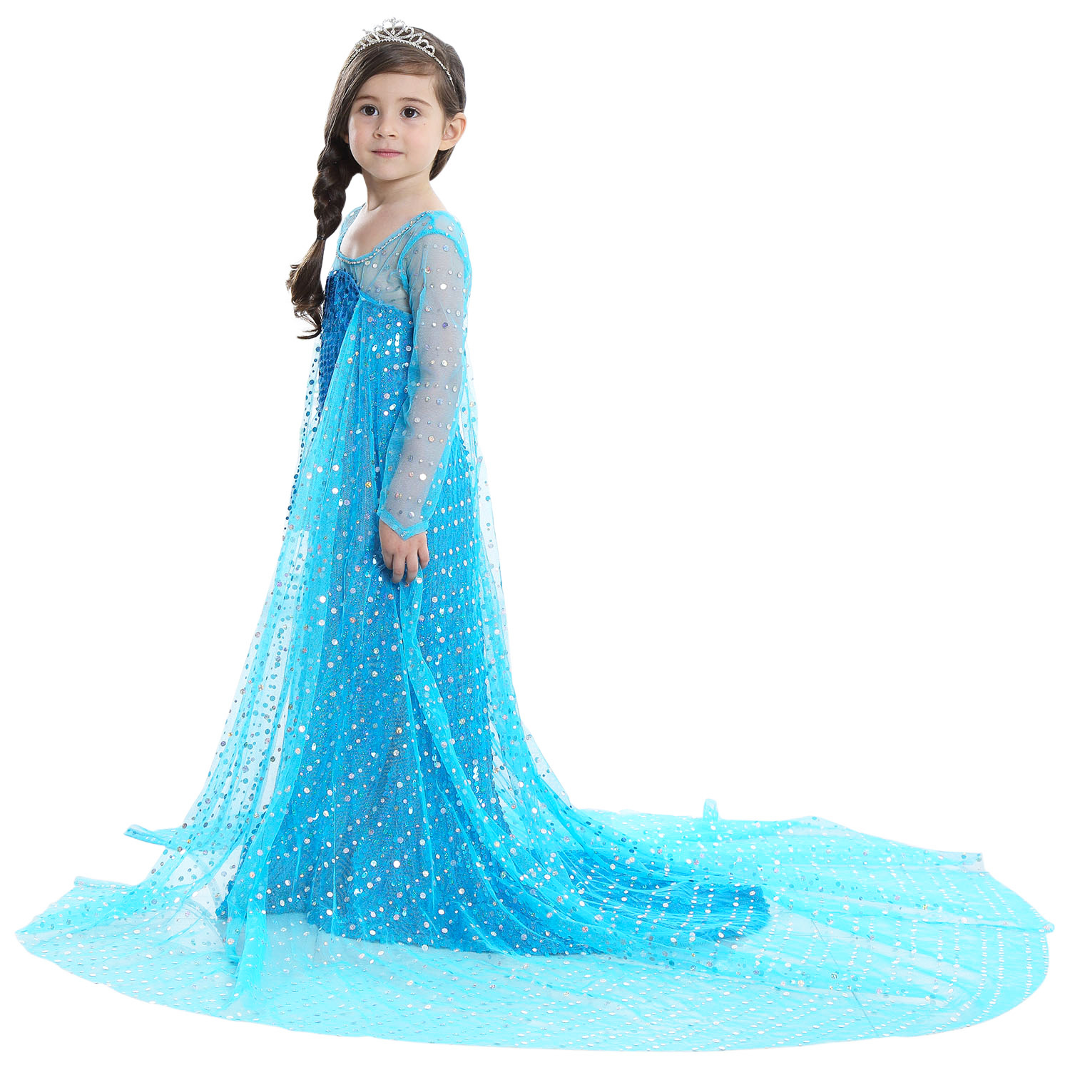 Girls Princess Costume Kids Se - Glitter Tablecloth avaliação e preço