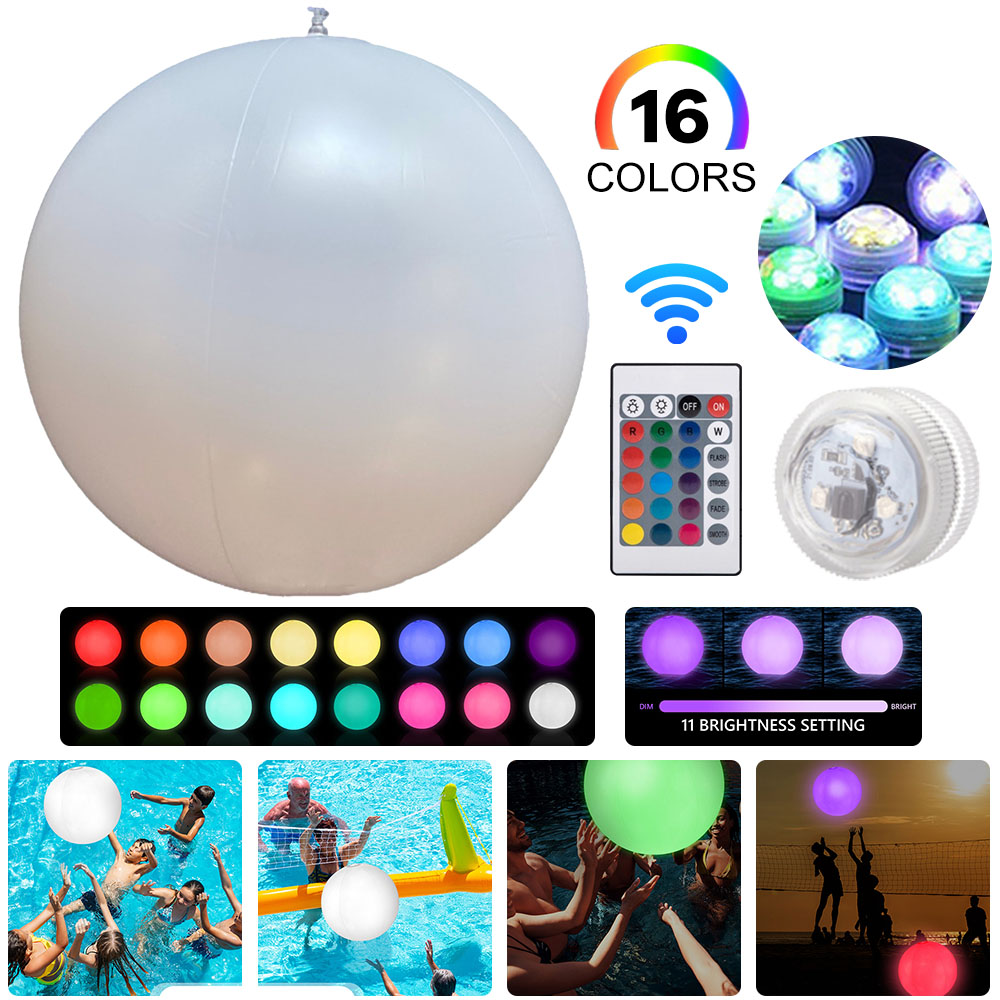 40/60CM Luminous Beach Ball Li - Led Balloon Light avaliação e preço