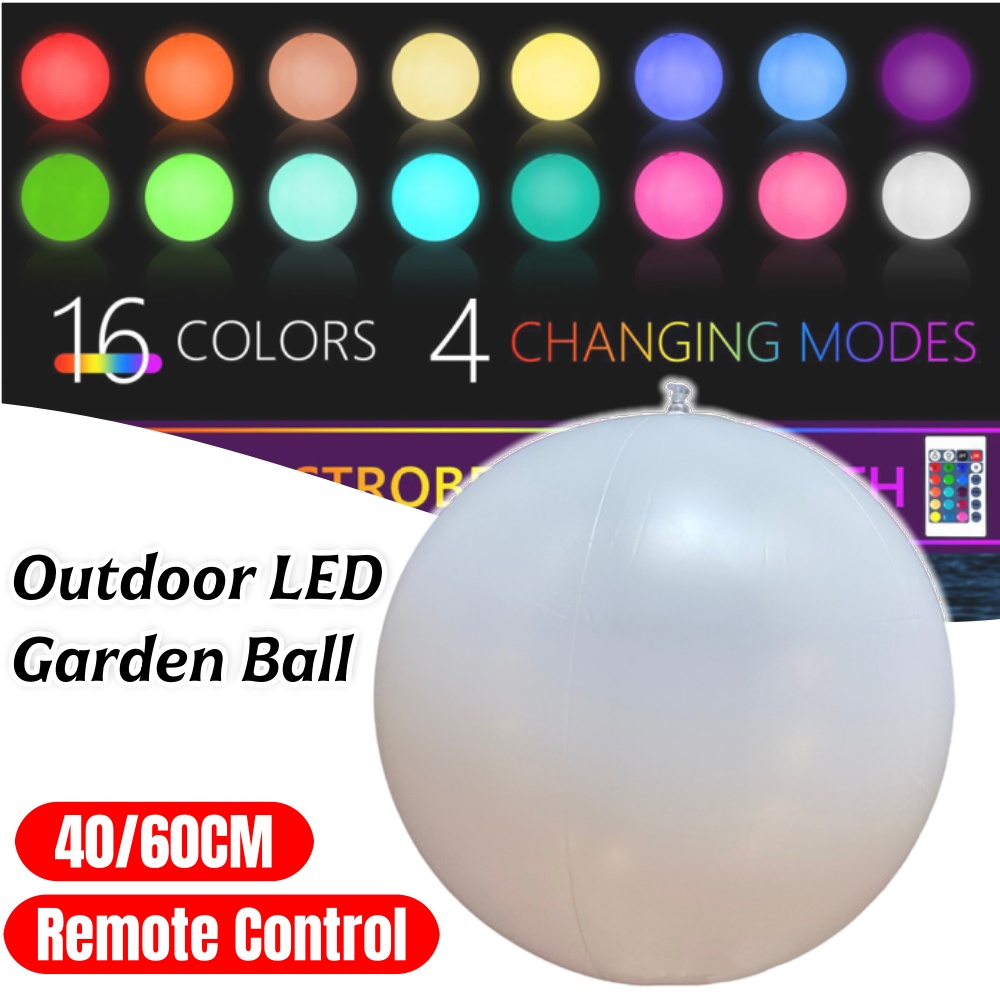 40/60CM Luminous Beach Ball Li - Led Balloon Light avaliação e preço