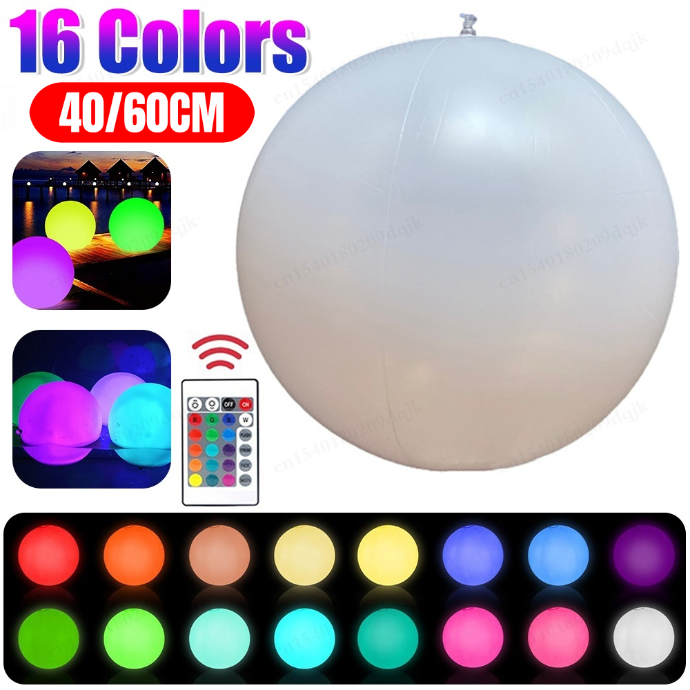 40/60CM Luminous Beach Ball Li - Led Balloon Light avaliação e preço
