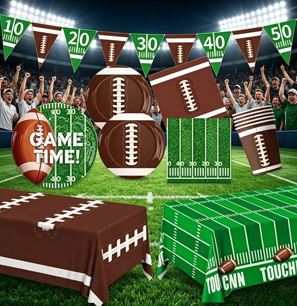American Football Super Bowl P - Table Cloth Disposable avaliação e preço