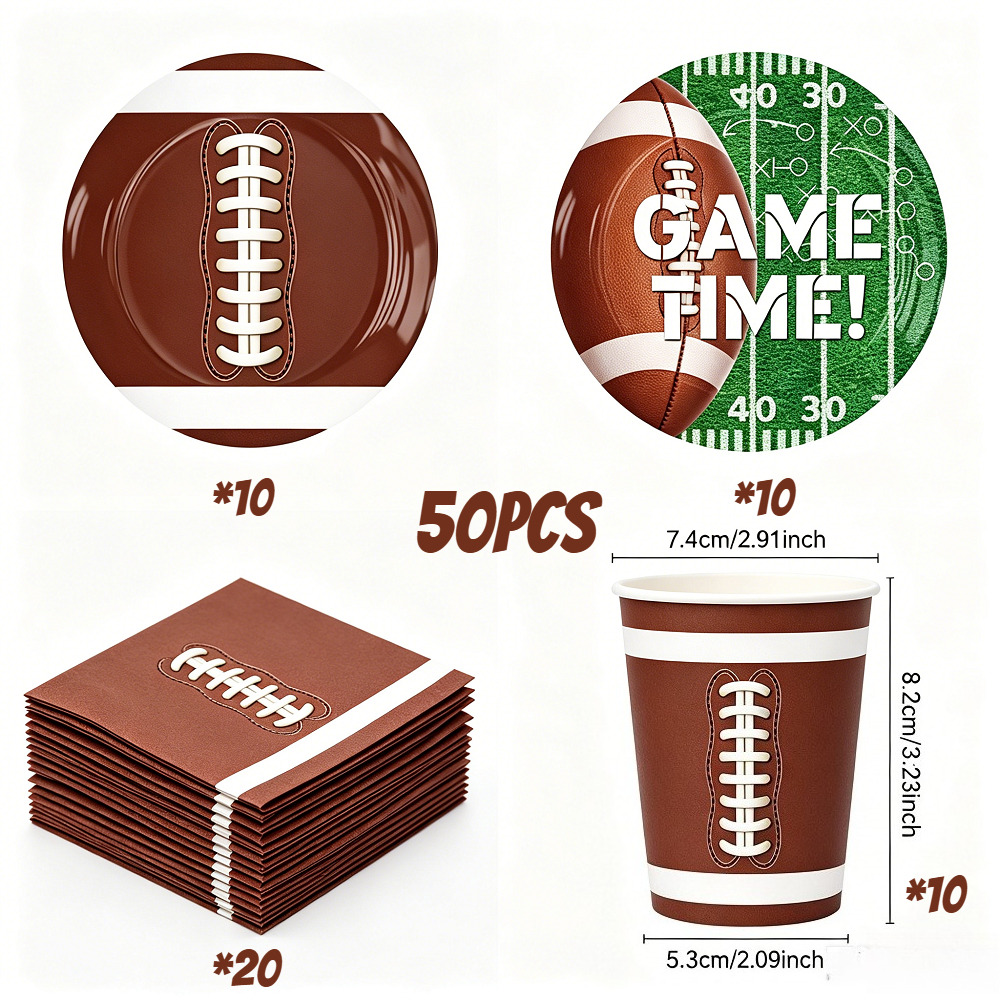 American Football Super Bowl P - Table Cloth Disposable avaliação e preço
